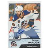 COOPER MARODY 2018-19 UD AHL AUTOGRAPHS