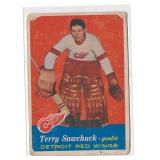 TERRY SAWCHUK 1957-58 TOPPS HOCKEY #35