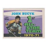 JOHN BUCYK 1971-72 OPC 1ST TEAM ALL-STAR #255