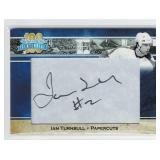 IAN TURNBULL BLUE & WHITE 100TH PAPERCUTS AUTO