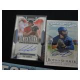 TWO BASEBALL CERTIFIED AUTOGRAPHS FROM PACKS