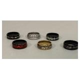 (6) Menï¿½s Fashion Rings