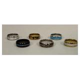 (6) Menï¿½s Fashion Rings #2