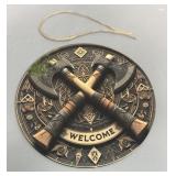 Wood Viking Wall Hanging