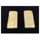 (READ BELOW) Two Hand Poured Ingots: 17.8 oz