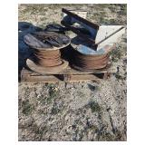 Lot Wire Rope Slings/Cable Random Sizes (28 spool)