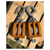 Double Sheave 1/2' Rope 1400# Block (qty 2)
