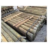 4'x7 Treated Fence Post