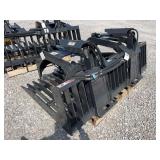 Stout 72-3 Rock Grapple with Skid Steer Quick Attach