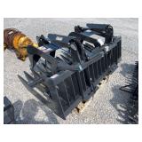 Stout HD72-4 Brush Grapple with Skid Steer Quick Attach