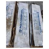 Roll of black landscape plastic