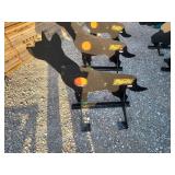 Steel coyote/ dog shooting target.