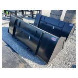 new 78' large capacity skid steer buckets