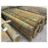 7'x8' Treated Fence Post