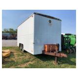 16' White Box Trailer