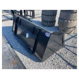new 72' large capacity skid steer buckets
