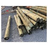 7'x8' Treated Fence Post