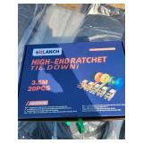 3.5M Ratchet Tie Down Strap (20 pcs per box. Selling by the box)