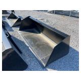 new 96' large capacity skid steer buckets