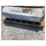 Roll of black landscape plastic