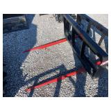 New Kivel dual prong bale spears with backframe