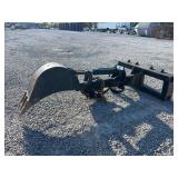 Backhoe Attachment for Skid Steer with Manual Thumb