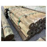 7'x8' Treated Fence Post