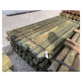 4'x7 Treated Fence Post
