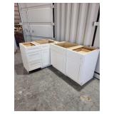 Kitchen Wall & Base Cabinets Set of 8