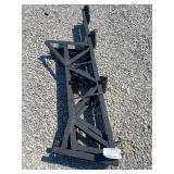 8' Gable Truss with OH 6x6