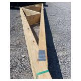 11 pcs 30' trusses 12' OH. 4/12 roof pitch
