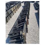 40' No Kneebrace Gable Truss No Overhang 6x6 Posts