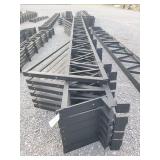 40' Trusses, no overhang. 24' purlin spacing. For 6'x6' post.