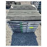 42 Packs of rustic black shingles. (30.76 sq ft per pack), (1,291.92 sq ft per pallet)