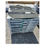 42 Packs of rustic black shingles. (30.76 sq ft per pack), (1,291.92 sq ft per pallet)