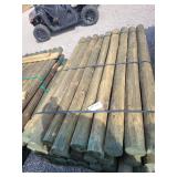 4'x7' Treated Fence Post