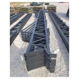 40' Trusses, No Overhang. 48' purlin spacing. For 6'x6' post.