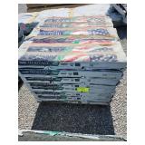 42 Packs of rustic black shingles. (30.76 sq ft per pack), (1,291.92 sq ft per pallet)