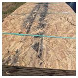 7/16' OSB (With some frayed edges)