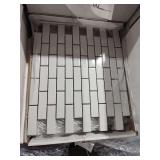 Warm Grey Porcelain Mosaic Tile 12'x12' (selling by the sq ft)