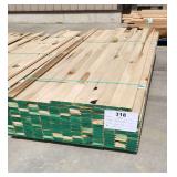 Poplar sells by sf. tongue and groove 3/4' x 3' x 7-8'