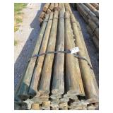 4'x7' Treated Fence Post