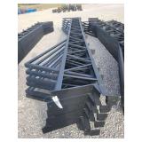 40' Trusses, no overhang. 48' purlin spacing. For 6'x6' post.