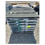 42 Packs of rustic black shingles. (30.76 sq ft per pack), (1,291.92 sq ft per pallet)