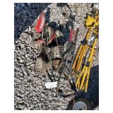 Lawn edger yard machine