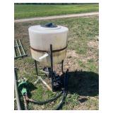 Hydraulic water pump chemical inducer