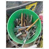 Bucket of misc tools