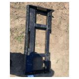 Wolverine Skid Steer Pallet Fork Frame Attachment