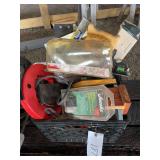 Prairie crate full of wood working tools and more