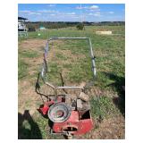 Walk behind leaf blower